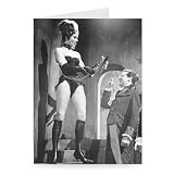Diana Rigg The Avengers - Greeting Card (Pack of 2) - 7x5 inch - Art247 - Standard Size - Pack Of 2