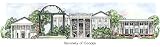 University of Georgia - Collegiate Series - 11.5" x 24" Print