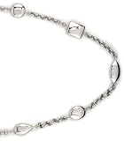 Sterling Silver Multi-Shape 36 Inch Necklace by Ferroni