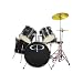 GP Percussion 5-pc. Complete Drum Set - Black
