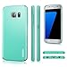 Galaxy S7 Case, S7 Case - TURATA® Slim fit [Full Edge Protection Camera Protection] Premium Coated Non Slip Surface Four Layer Paint Designed Case for Samsung Galaxy S7 (Mint Green )