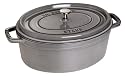 Staub 1101118 Cocotte / Bräter oval 11 cm, graphitgrau