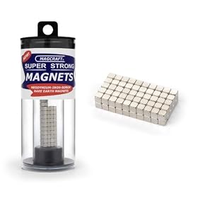 Magcraft NSN0570 1/8-Inch Rare Earth Cube Magnets, 100-Count