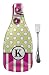 Peppy Monogram Melted Bottle Server & Spreader - K