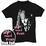 Pirates of the Caribbean Johnny Depp Jack Sparrow Never Trust a Pirate Juniors T-Shirt