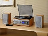TRANSFER VINYL TO USB CONVERT 4-IN-1 MUSIC CENTRE LIGHT - SMC99R