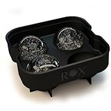 Rox Ice Ball Maker - 4 x 4.5 cm 4 Sphere Mold Ice Cube Tray. Ice Press Alternative (single pack)