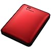 Western Digital My Passport Disque dur externe portable 2,5'' USB 3.0 / USB 2.0 1 To Rouge