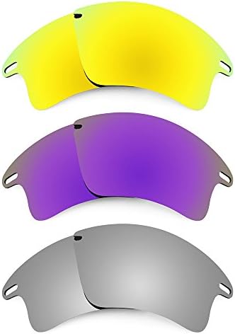 Revant Replacement Lenses for Oakley Fast Jacket XL Polarized 3 Pair Combo Pack P9