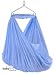 Baby Hammock/ Baby Cradle -South East Asian Sarong Cradle Rocker - BLUE NETTING BABY LOVE