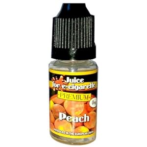 Recharge liquide pour Cigarette Electronique parfum P&Ecirc;CHE 10ml : 0mg