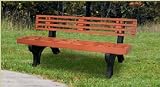 Engineered Plastic Systems DB8 8 ft Designer Bench in Redwood