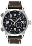 Mens Airboss Mach 3 Chronograph Brown Leather 41Fo Us22%2BL. SL160 Mens Airboss Mach 3 Chronograph Brown Leather