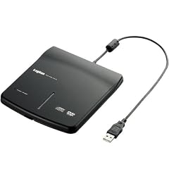 Logitec 読込み専用ポータブルDVDドライブ ブラック LDV-P8U2LBK