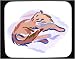 Decorated Mouse Pad with cat, mammal, pet, animal, licking, feline, cleaning