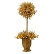 Pre-Lit Potted Tinsel Topiary - 3.5'