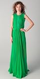 No. 21 Long Gown with Lace Detail
