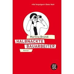 Halbnackte Bauarbeiter.