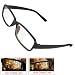 Rosallini Multi Coated Lens Black Rubberized Plastic Full Rim Spectacles for Lady