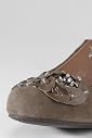 Per Una Suede Jewel Embellished Court Shoes [T02-1525A-S]