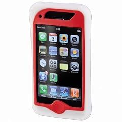 Hama Handy-Fenstertasche "Silicon" f�r iPhone, Wei�/Orange