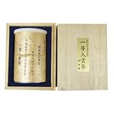 第６３回関西品評会手摘みかぶせ茶　日本茶業中央会長賞受賞一等入賞茶　８０ｇプルトップ缶入り　４２００円
