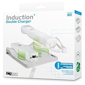 Kit Wii : 2 batteries + 2 capots + double socle de charge + 1 c�ble Y pour adaptateur secteur
