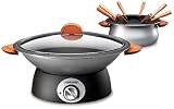 Lagrange - 349006 - Wok & fondue Classic - Poignées bois - 2 en 1