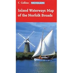 Collins/Nicholson Inland Waterways Map of the Norfolk Broads (Waterways Guide)