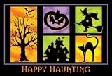HaLlOwEen Happy HAUNTING GARDEN DOORMAT rug mat decor