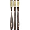 Swissco Tooth Brush Tortoise Natural Bristle, Soft, 3-Count Pack
