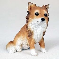 Chihuahua Long Hair Dog Figurine