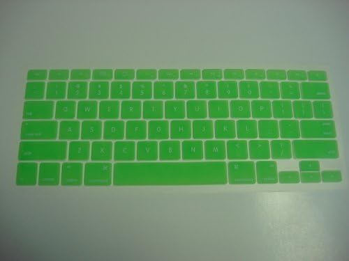 UniCase Green Keyboard Silicone Cover Skin Protector for MacBook 13" Unibody/MacBook Pro 13" 15" 17"