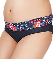 Maternity Low Rise Nautical Print Hipster Bikini Bottoms