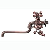 カクダイ カラー双口自在水栓 ブロンズ 7042FBP-13