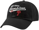 Philadelphia Phillies 2008 World Series Champions Black Garment Washed Hat