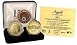 Los Angeles Angels 24kt Gold and Infield Dirt 3 Coin