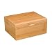 "Sydney" Mele & Co. Jewelry Box in Bamboo with Light Cream Interior