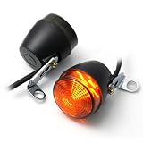 Bright Smoke Cruiser Chopper LED Turn Signals Indicator Light Black For Honda CBR1000... by OEM