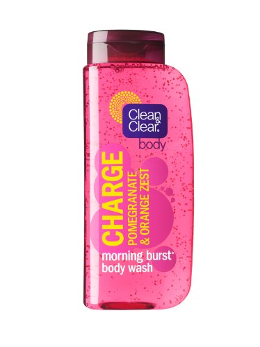 Clean & Clear Morning Burst Charge, Pomegranate & Orange Zest, 16 Ounce  (Pack of 2)