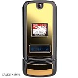 METAL / ALUMINUM STYLE SNAP-ON COVER CASE for MOTOROLA MOTOKRZR KRZR K1m (CHROME, BLUE, GOLD, BLACK)