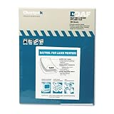 CHADAFPB8L Drafting Film, Paper Backing, Permanent, 8-1/2x11, 100/PK