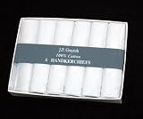 100% Cotton 6-Pack Handkerchiefs