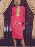 Yves Saint Laurent - $1060 New YSL YVES SAINT LAURENT Pink Silk Skirt 4 / 36