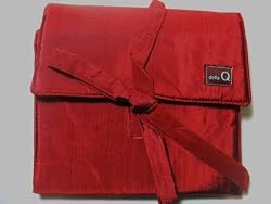 Della Q The Que Theo Solid Red Circular Knitting Needle Case Holder