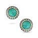 Bling Jewelry Bali Style Braided Two Tone Dome Clip On Earrings Rhodium Plated