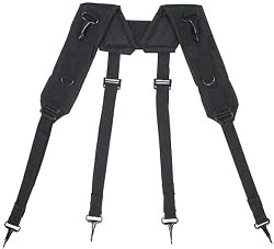 Black - Mil Spec H Type LC-1 Suspenders