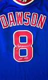 Andre Dawson Chicago Cubs Autographed Jersey HOF 2010