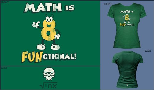 Math is FUNctional Womens Tee