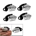 Amico Silvery Cool Grenade Shaped Car Tire Tyre Valve Caps